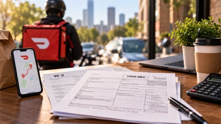 DoorDash Doesn’t Send You a W-2 — Here’s What It Sends Instead